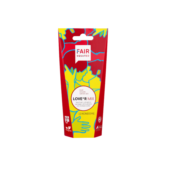 Fair Squared Vegane Kondome Love*r Mix 10 Stück 4910610
