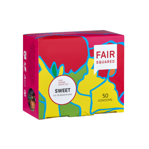 Fair Squared Vegane Kondome Sweet 50 Stück 4910614