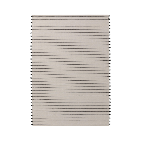 benuta Baumwollteppich Bo Ivory streifen 60006618-148101