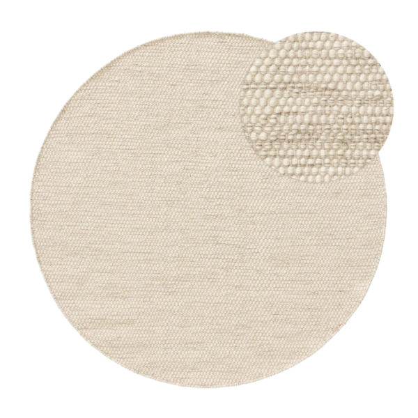benuta Wollteppich Rocco Rund 60005846-45101