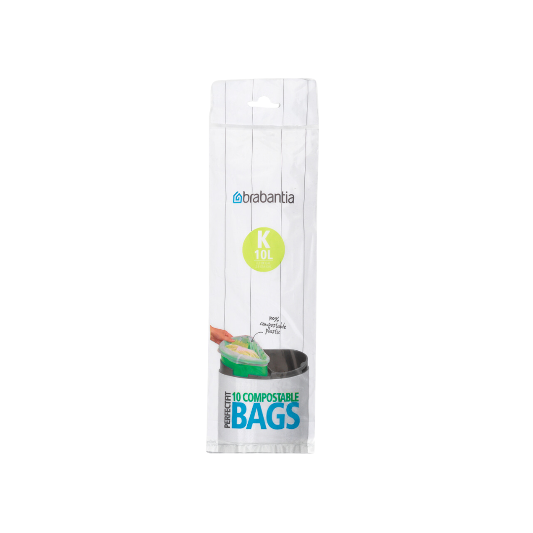 16-11056_Brabantia_Kompostierbare PerfectFit Müllbeutel 10l K 10 Stück_Grün_1 16-11056_Brabantia_Kompostierbare PerfectFit Müllbeutel 10l K 10 Stück_Grün_1