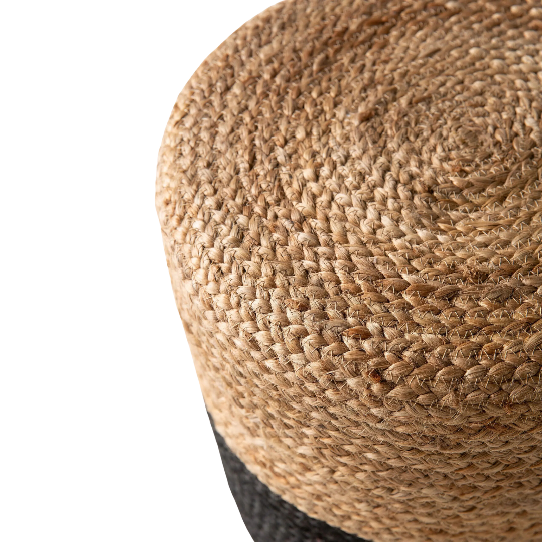 16-11086_Benuta_Handgefertigter Jute-Pouf Jutta Hellbraun Schwarz_Hellbraun Schwarz_4 16-11086_Benuta_Handgefertigter Jute-Pouf Jutta Hellbraun Schwarz_Hellbraun Schwarz_4