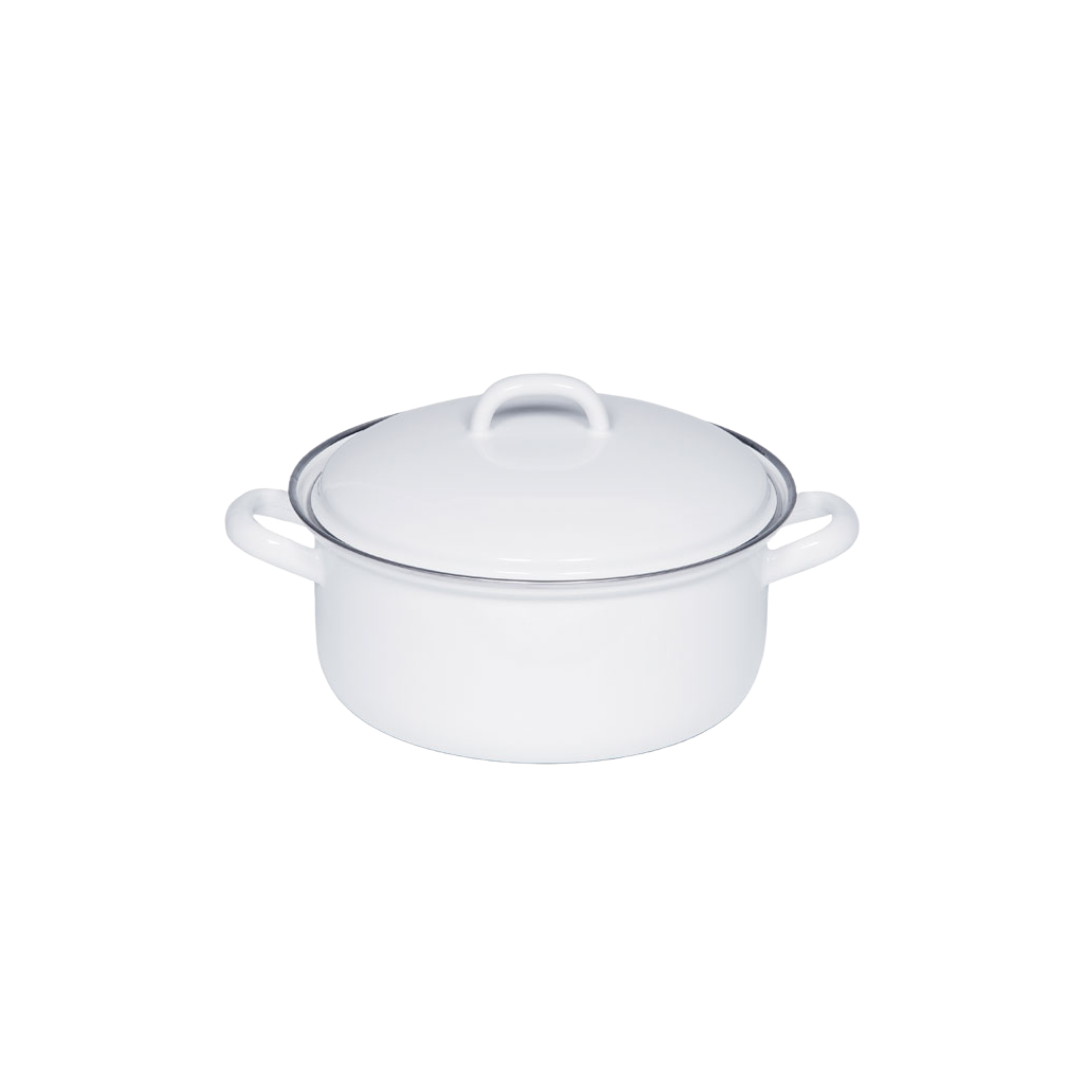 16-13810_Reiss_ Classic Weiss Kasserolle mit Deckel_05 l_1 16-13810_Reiss_ Classic Weiss Kasserolle mit Deckel_05 l_1