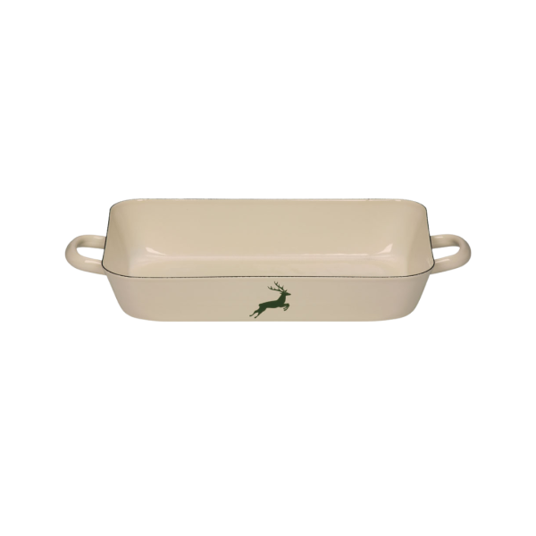 Riess Hirsch Grün Bratpfanne 33x20cm 0046-072