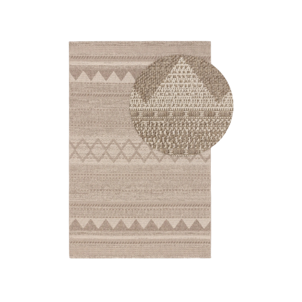 benuta In- & Outdoor-Teppich Naoto Taupe