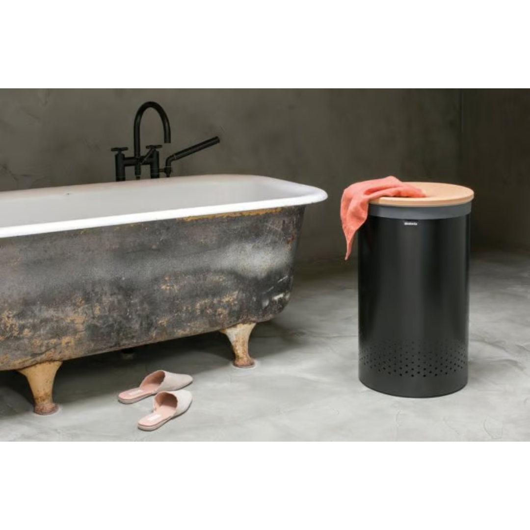 16-16962_Brabantia_Wäschekorb 60L mit Korkdeckel_Mattschwarz_5 16-16962_Brabantia_Wäschekorb 60L mit Korkdeckel_Mattschwarz_5