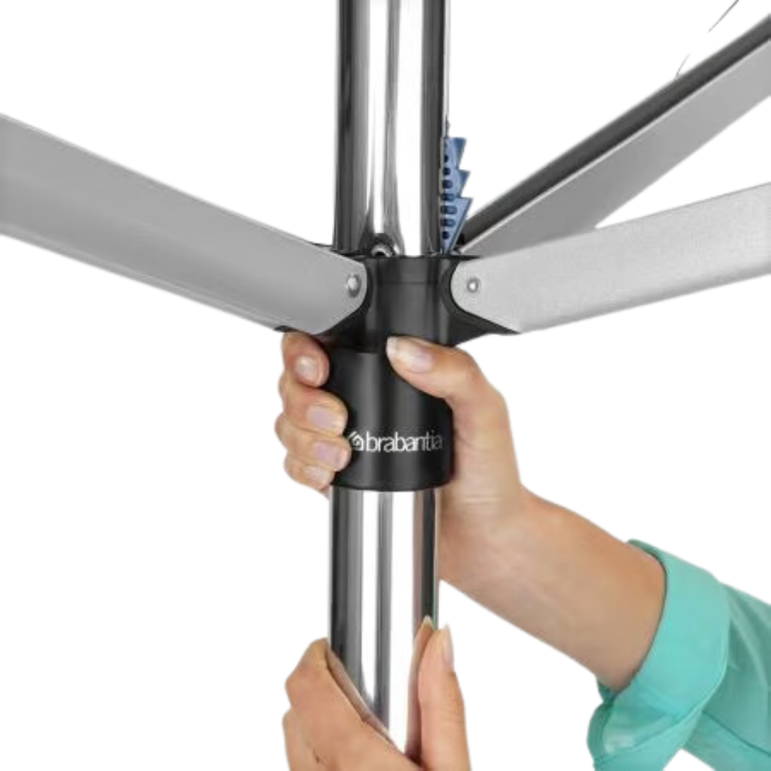 16-16968_Brabantia_Wäschespinne Topspinner 50m mit Kunststoff-Bodenhülse_2 16-16968_Brabantia_Wäschespinne Topspinner 50m mit Kunststoff-Bodenhülse_2
