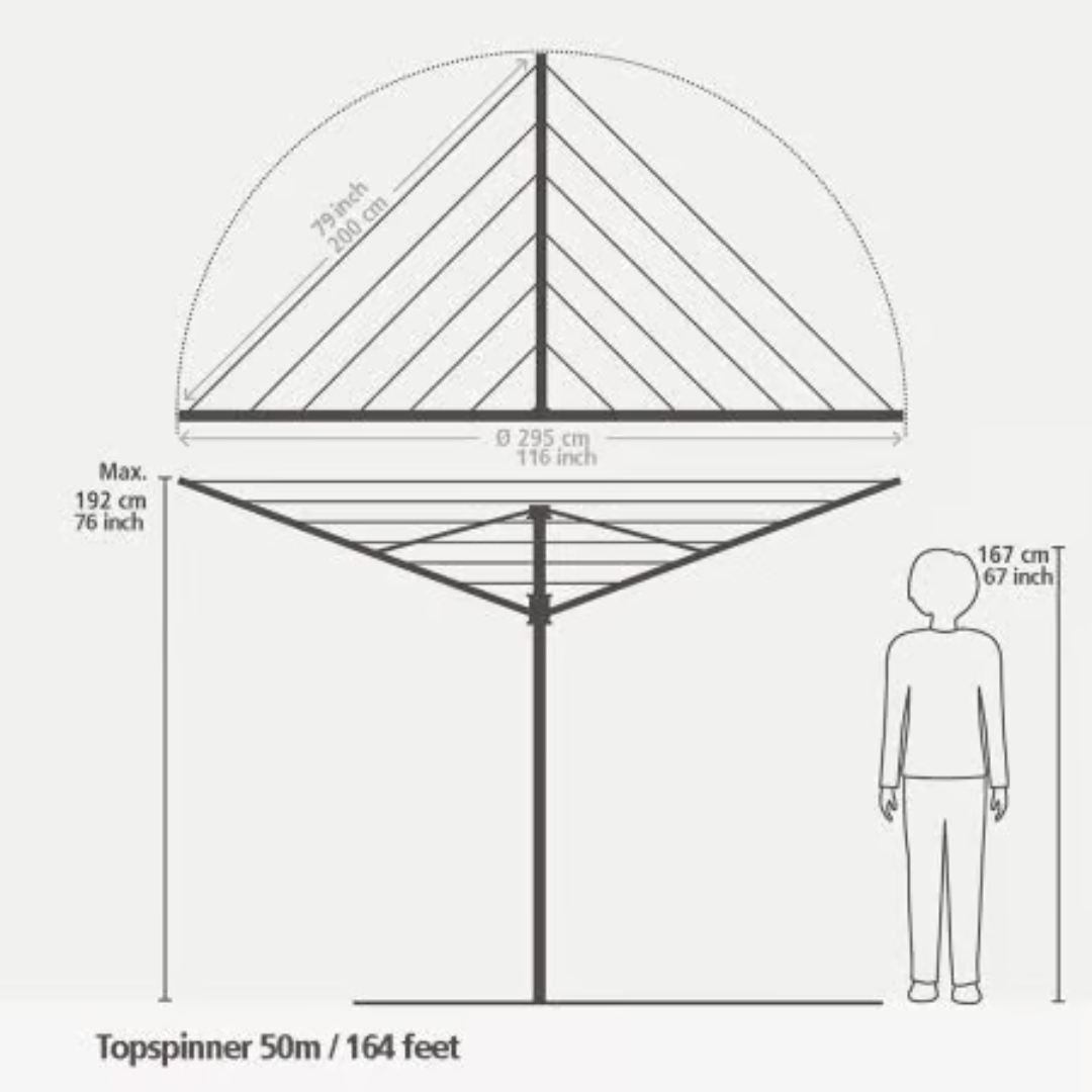 16-16970_Brabantia_Wäschespinne Topspinner 50m mit Bodenanker und Schutzhülle_4 16-16970_Brabantia_Wäschespinne Topspinner 50m mit Bodenanker und Schutzhülle_4