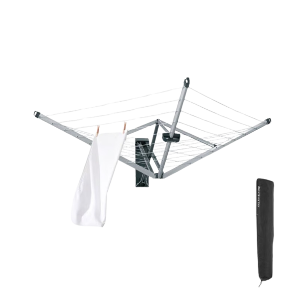 Brabantia Wallfix Wand-Wäschetrockner 24m mit Schutzhülle 375842
