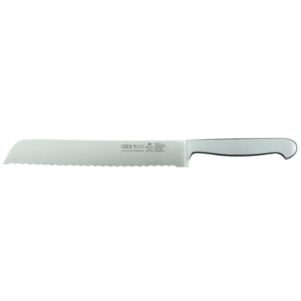 Ein Bild aus dem Taiga Store von taiga.green. Ein Brotmesser mit Wellenschliff, Klinge und Griff aus rostfreiem Stahl, fotografiert auf weißem Hintergrund. Jetzt bestellen im Eco Shop von www.taiga.green. Hier nachhaltig einkaufen mit dem Taiga Eco Rating